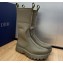 Dior Garden Rubber Women/Men Rain Boots Khaki Green 2023