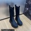 Dior Garden Rubber Women/Men Rain Boots Black 2023