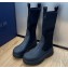Dior Garden Rubber Women/Men Rain Boots Black 2023