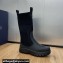 Dior Garden Rubber Women/Men Rain Boots Black 2023