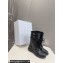 Dior D-Trap Ankle Boots in Calfskin and Shearling Black 2023