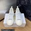 DIOR Walk'n'Dior Platform High Top Sneakers in Macrocannage Technical Mesh White 2023
