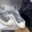 DIOR Walk'n'Dior Platform High Top Sneakers in Macrocannage Technical Mesh Gray 2023