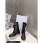 Dior D-Trap Ankle Boots in Calfskin and Shearling Black 2023