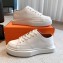 Hermes Haru Women/Men Derby shoes in calfskin White 2023