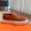 Hermes Hiro Women/Men loafers in calfskin Brown 2023