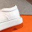 Hermes Hiro Women/Men loafers in calfskin White 2023