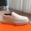 Hermes Hiro Women/Men loafers in calfskin White 2023