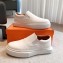 Hermes Hiro Women/Men loafers in calfskin White 2023