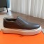 Hermes Hiro Women/Men loafers in calfskin Gray 2023
