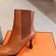 Hermes Gill 75 ankle boots in leather Brown 2023