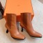 Hermes Gill 75 ankle boots in leather Brown 2023