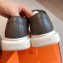 Hermes Haru Women/Men Derby shoes in calfskin Gray 2023
