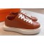 Hermes Haru Women/Men Derby shoes in calfskin Brown 2023