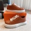 Hermes Haru Women/Men Derby shoes in calfskin Brown 2023