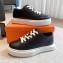 Hermes Haru Women/Men Derby shoes in calfskin Black 2023