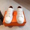 Hermes Haru Women/Men Derby shoes in calfskin White 2023
