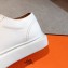 Hermes Haru Women/Men Derby shoes in calfskin White 2023