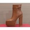 Valentino Heel 15.5cm Platform 4cm Tan-Go platform ankle boots in calfskin Brown 2023