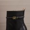Valentino Heel 15.5cm Platform 4cm Tan-Go platform ankle boots in calfskin Black 2023