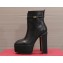 Valentino Heel 15.5cm Platform 4cm Tan-Go platform ankle boots in calfskin Black 2023