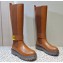 Valentino One Stud boots in calfskin Brown 2023