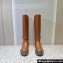 Valentino One Stud boots in calfskin Brown 2023