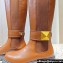 Valentino One Stud boots in calfskin Brown 2023