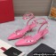 Valentino Heel 5cm Rockstud Couture Pumps in patent leather Pink