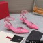 Valentino Heel 5cm Rockstud Couture Pumps in patent leather Pink
