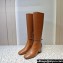 Valentino Heel 4.5cm Tan-Go boots in calfskin leather Brown 2023