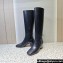 Valentino Heel 4.5cm Tan-Go boots in calfskin leather Black 2023
