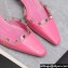 Valentino Heel 5cm Rockstud Couture Pumps in patent leather Pink