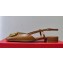 Valentino VLogo Signature Slingback ballerina Flats in leather Brown