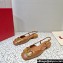 Valentino VLogo Signature Slingback ballerina Flats in leather Brown