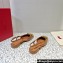 Valentino VLogo Signature Slingback ballerina Flats in leather Brown