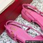 Valentino VLogo Signature Slingback ballerina Flats in leather Pink