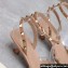 Valentino Heel 5cm Rockstud Couture Pumps in patent leather Nude