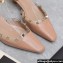 Valentino Heel 5cm Rockstud Couture Pumps in patent leather Nude