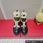 Valentino VLogo Combat Boots In Calfskin and Shearling Black 2023