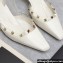 Valentino Heel 5cm Rockstud Couture Pumps in patent leather White