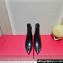 Valentino Heel 8cm Rockstud ankle boots in calfskin Black 2023