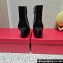 Valentino Heel 8cm Rockstud ankle boots in calfskin Black 2023