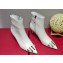 Valentino Heel 8cm Rockstud ankle boots in calfskin White 2023