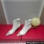 Valentino Heel 8cm Rockstud ankle boots in calfskin White 2023