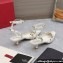 Valentino Heel 5cm Rockstud Couture Pumps in patent leather White