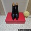 Valentino Heel 15.5cm Platform 4cm Tan-Go platform Pointy Toe ankle boots in calfskin Black 2023