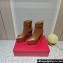 Valentino Heel 15.5cm Platform 4cm Tan-Go platform Pointy Toe ankle boots in calfskin Brown 2023