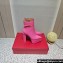 Valentino Heel 15.5cm Platform 4cm Tan-Go platform Pointy Toe ankle boots in calfskin Fuchsia 2023