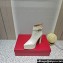 Valentino Heel 15.5cm Platform 4cm Tan-Go platform Pointy Toe ankle boots in calfskin White 2023
